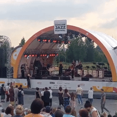 Jazz band performs at Moscow Jazz Festival in Belarus