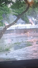 Street protests with smoke and fires documented in Porlamar, Venezuela