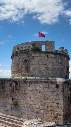 Historic and modern Antalya captured in morning street scenes