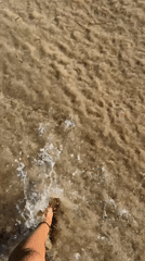 Morning beach scenes documented at Indonesian coastal location