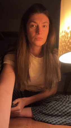 Woman's quiet evening moments documented in Podgorica