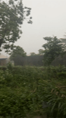 Heavy rainfall floods roads, fields in Ikot Ekpene Nigeria
