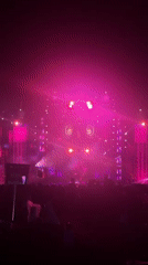 Nighttime festival draws crowds to illuminated Mexico City venue
