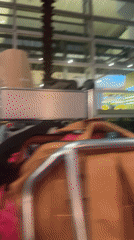 Travelers document routine activities at Kuala Lumpur International Airport