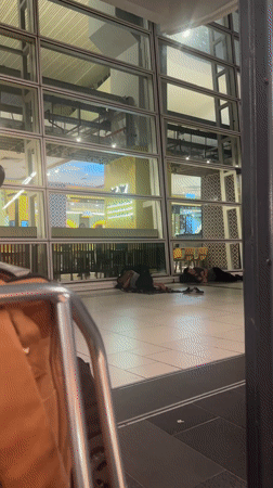 Travelers document routine activities at Kuala Lumpur International Airport