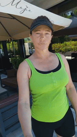 Woman spends morning on Black Sea balcony in Sochi