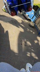 Fairground ride experience captured in Chaikovsky, Russia