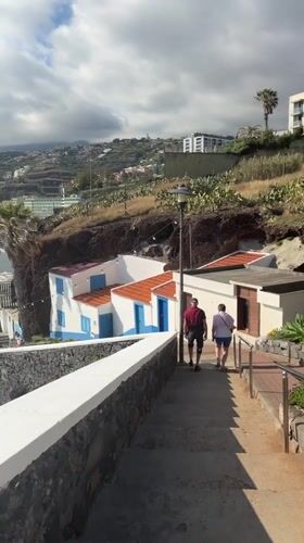 Couple enjoys afternoon sightseeing tour of Funchal coastline
