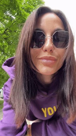 Woman documents morning outfit changes in Pleven, Bulgaria