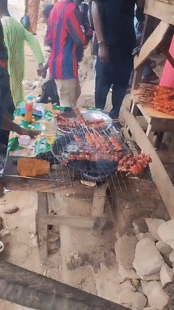 Ordinary street life unfolds in Jos commercial district