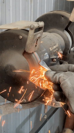Metal grinding work observed in Montenegro workshop