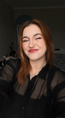 Woman in distinctive makeup recorded in Varna, Bulgaria