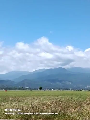 Rural Sumatra landscapes captured by witnesses early morning
