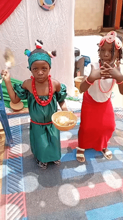 Traditional cultural celebration unfolds at an outdoor event in Jos
