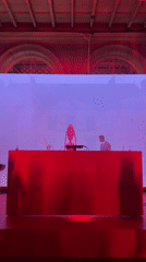 Christian Louboutin event lights up a Paris landmark in red
