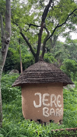 Exploring the Jos Museum's outdoor exhibits and heritage grounds