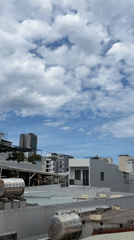Rooftops, streets, and balcony greenery in central Đà Nẵng