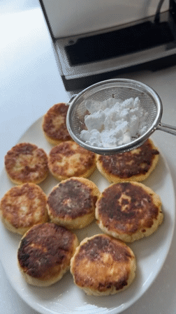 Homemade pancake breakfast spread, Baloži, Latvia
