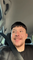 Passenger seat close-ups inside a car in Varna