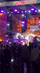 Tom Novy performs outdoor concert in Bar Montenegro