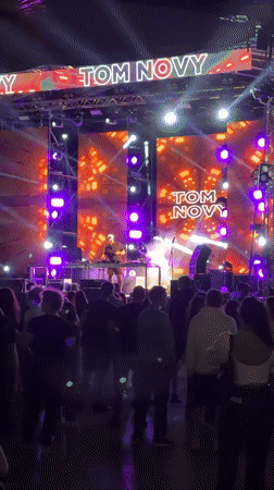 Tom Novy performs outdoor concert in Bar Montenegro