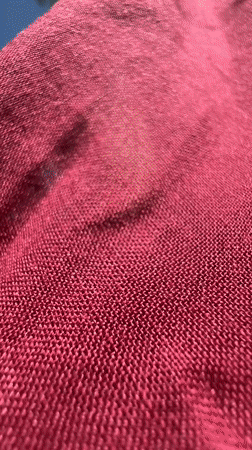 Tourist documents traditional Balinese sculptures in Kedewatan garden setting