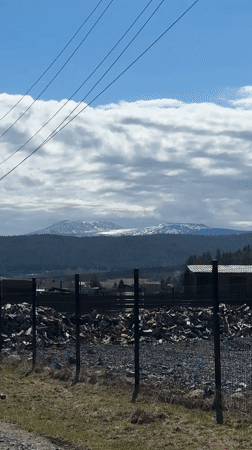 Rural morning scenes documented in Kordonnyi, Russia village