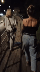 Casual summer evening on the sidewalks of Sokolov