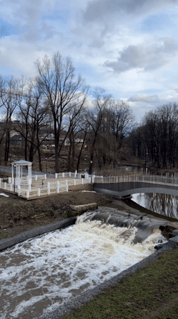 Tourist documents afternoon sightseeing tour in Klin, Russia
