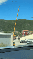 Construction site causes traffic delays in Montenegro village