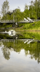 Flood aftermath footage mixed with unrelated natural and everyday scenes