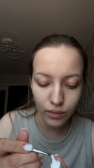 Woman Documents Morning Beauty Routine in Reshetnikovo Russia