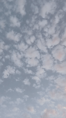 Colorful sunset clouds observed over Tinaquillo, Venezuela