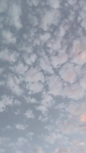 Colorful sunset clouds observed over Tinaquillo, Venezuela
