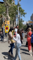 Street artist TVBOY holds public signing event in Barcelona