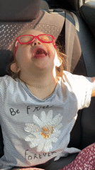 Child passenger observed during early morning car journey in Yekaterinburg