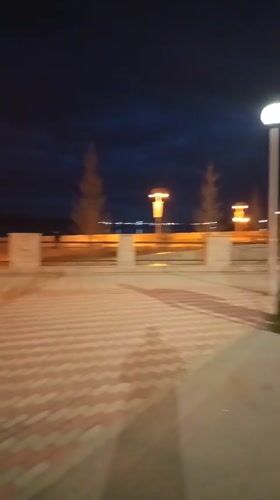 Evening stroll captures sculptural promenade art in Nizhnevartovsk