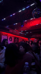 Nightclub scene captured in Blagoevgrad, Bulgaria early Saturday morning