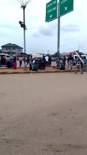 Ordinary street life documented across Onitsha Nigeria morning hours