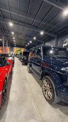 Luxury car showroom documented in Plovdiv, Bulgaria
