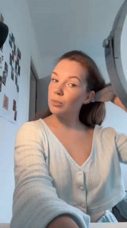 Woman's morning routine documented in Belgrade's Vozdovac district