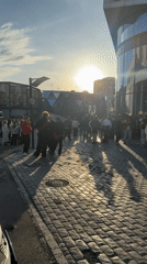 Afternoon crowd activity recorded across central Krasnoyarsk public spaces