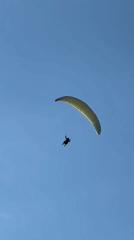 Paragliders soar over Fethiye beaches as tourists enjoy clear skies