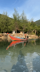 Fishing boats and longtails around Koh Phangan waters