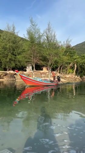 Fishing boats and longtails around Koh Phangan waters