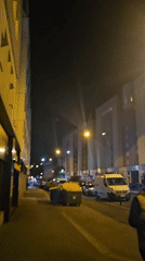 Evening street life captured across Pantin, France neighborhood