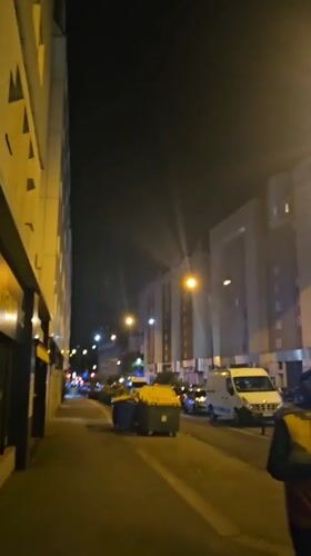 Evening street life captured across Pantin, France neighborhood