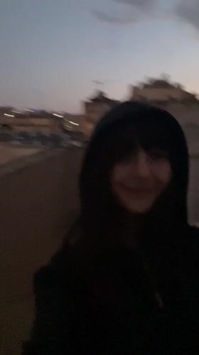 Nighttime video recorded in Petah Tikva shows playful moments