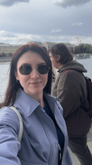 Moscow tourists visit Peter Great monument, children's festival documented
