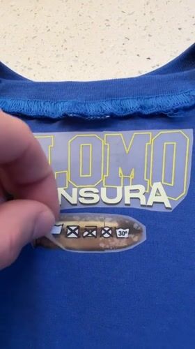 Custom shirt maker creates "PLOMO" designs in Buenos Aires